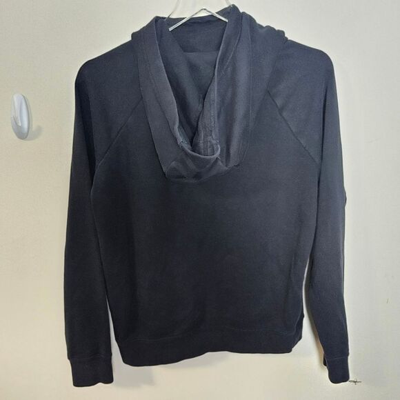 Nike Sportswear Essential Funnel-Neck Fleece Pullover Hoodie BV4116 XS Black - Picture 4 of 4